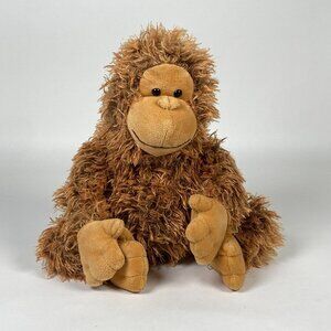 Gund Rusty Orangutan Monkey Plush Stuffed Animal Toy Shaggy Coat Sitting